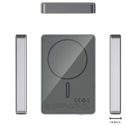 Puridea apollon power bank bezični 15W 10000 mah alu sivi Cene
