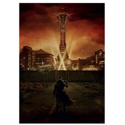 Fallout New Vegas art print, A3 Cene