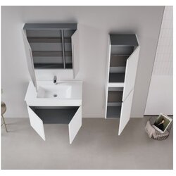 Hanah home Kupatilski ormarić sa umivaonikom i ogledalom (2 komada) Tivoli 85 693 Cene