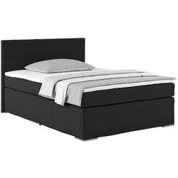 Based Postelja Boxspring Nero --, Črna, 140x200 Cene