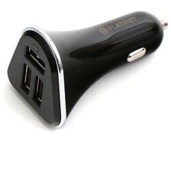 Platinet AUTO PUNJAČ 3xUSB 5V 5,2A + MICRO USB KABEL BLACK Cene