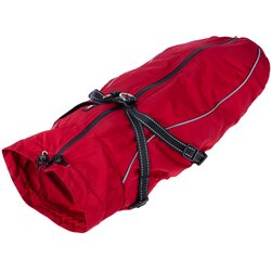 TIAKI crveni kaput za pse s oprsicom Arkon - Duljina leđa cca 65 cm Cene