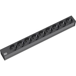 Boschmann 9x Schuko, 2m power extension 9 AC outlet(s) Black Cene