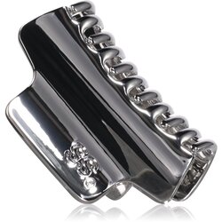 Sister's Aroma Metal Hair Clip Maxi sponka krokodilček za lase barva Silver 1 kos Cene