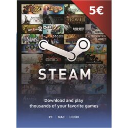 Steam gift card 5€ – Global Cene