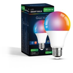 smart+ žarulja Green Tech TUYA bluetooth+wifi, 9W, RGB+W, IP20 Cene