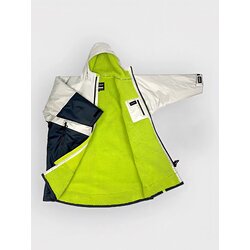 Dryrobe Advance Long Sleeve Surf poncho anthracite lime Cene