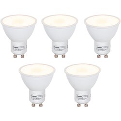 LUEDD Komplet 5 LED žarnic GU10 s senzorjem mraka 5W 380lm 2700K Cene