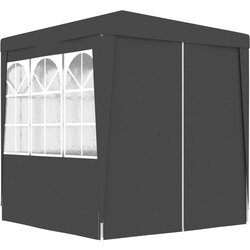 vidaXL Profesionalni šator za zabave 2 x 2 m antracit 90 g/m² Cijene