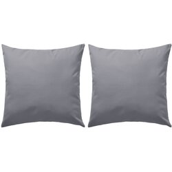 vidaXL Vrtni jastuci 2 kom 45 x 45 cm sivi Cijene