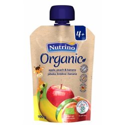 Nutrino Organic kašica jabolko, breskev in banana 100 g 1040185 Cene