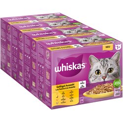 MEGA pakiranje Whiskas 1+ Adult vrečke 48 x 85 g - Perutninski izbor v želeju Cene