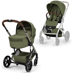 Cybex Gold® dječja kolica balios™ s lux sa sklopivom košarom moss green (taupe frame) Cene