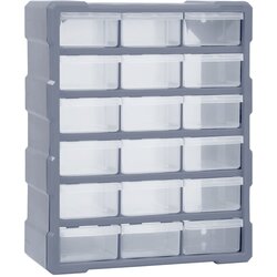 vidaXL Organizator s 18 srednjih ladica 38 x 16 x 47 cm Cijene