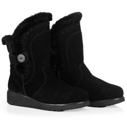 Skechers ženske čizme KEEPSAKES WEDGE COZY PEAK W 49811-BLK Cene