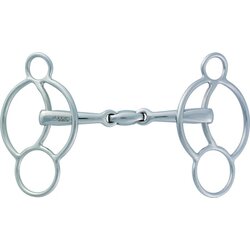 Stübben STEELtec Easy Control 3-Ring uzda - 14.0 cm Cene