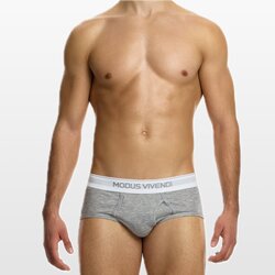 Modus vivendi sivi muški slip sa belim pojasom Cene