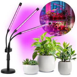  LED prigušiva stona lampa za gajenje biljaka VITARO 3xLED/10W/230V crna Cene