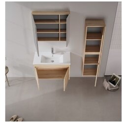 Hanah home Kupatilski ormarić sa umivaonikom i ogledalom (2 komada) Side 85 v2 724 Cene