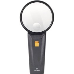 Toolcraft Ročno povečevalno steklo, z LED osvetlitvijo faktor povečave: 2 x, 4 x velikost leče: (premer) 75 mm 821031, (21329588) Cene