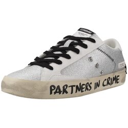 Crime London Nizke superge DISTRESSED Srebrna Cene