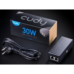 Cudy Adapter POE200 30W Gigabit PoE+/PoE Injector, 802.3at/802.3af Standard/domet 100 Metara Cene