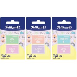 Gumica PASTEL PK2 PELIKAN 606196 BLISTER Cene