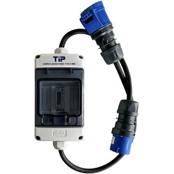 TIP - Thüringer Industrie Produkte TIP 1/16CEE Priključek MID 1PH16A CEE zunanji merilnik energijske porabe\, kabelski digitalni fazni merilnik do 999999.9 kWh, (20634397) Cene