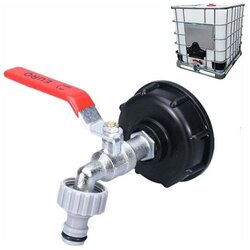 INF Zunanji ventil z keramičnim jedrom, IBC adapter, črn, 1/2 inch vstop, (5000312980) Cene