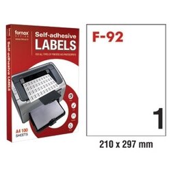 Fornax NALJEPNICA 210X297 F-92 ,100/1 Cene