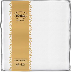 Salvete DVOSLOJNE 38X38CM PK40 PREMIUM VIOLETA BIJELE Cene