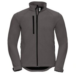 RUSSELL Dark Grey Men's Soft Shell Jacket Cene