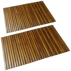 vidaXL Kupaonski otirač od bagremovog drveta 2 kom 80 x 50 cm Cijene