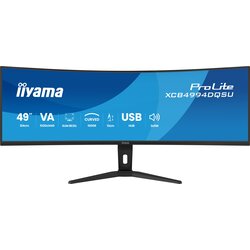 Iiyama ProLite XCB4994DQSU-B1 computer monitor 124.5 cm (49) 5120 x 1440 pixels Dual QHD LCD Black Cene
