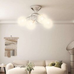  Stropna lampa sa sjenilima od mrežaste žice za 4 G9 LED svjetla Cijene