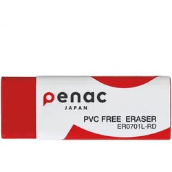 Penac ICO: Penac i gumica bez PVC-a u crvenoj boji 5,9x2,1x1cm Cene