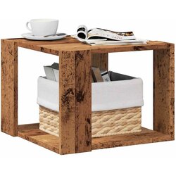 vidaXL Stol za kavu staro drvo 40x40x30 cm konstruirano drvo Cijene