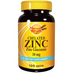Natural Wealth helirani cink 10 mg 100 tableta Cene
