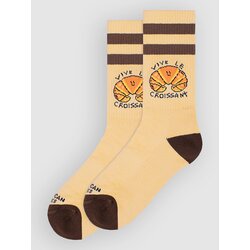 American Socks Vive Le Croissant - Mid High Nogavice beige Cene