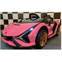 Cars4kids 12V auto na akumulator Lamborghini SIAN Pink Cene
