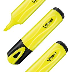 No Statovac Fluo peps, signir, žuta, Maped Cene