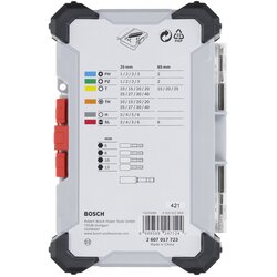 Bosch Set nastavaka za odvrtač Extra hard 43kom 2607017723 Cene