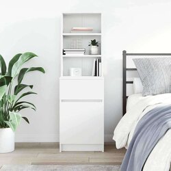 vidaXL Noćni ormarić bijeli 39x35x125 cm od konstruiranog drva Cijene