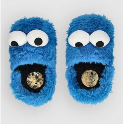 UNITED LABELS Sesame Street 3D Slipper blue / black Cene