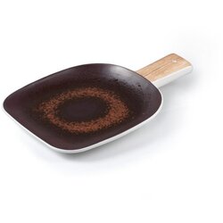 Le Coq Krožnik z ročajem Estia Rust 25x17cm / rjav / porcelan, (5000199234) Cene