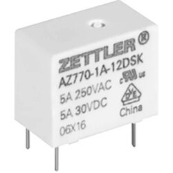 Zettler Electronics AZ770-1C-24DEK relej za tiskane pločice 24 V/DC 5 A 1 prebacivanje 1 St. Cene