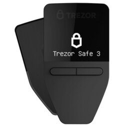 Trezor denarnica za Bitcoin in druge kriptovalute Safe 3, črna Cene