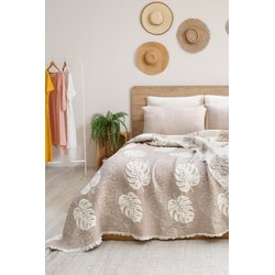 L'essentiel Maison Set prekrivača i jastučnica Šuma, 240x260 cm, Bež Cijene