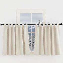 KGORGE kratke termo zatemnitvene zavese s trakovi – set 2, 140 × 100 cm odprta embalaža Cene
