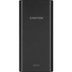 Canyon PB-2001 Power bank 20000mAh Li-poly battery Input 5V/2A Output 5V/2.1AMax 144*69*28.5mm 0.440Kg Black Cijene